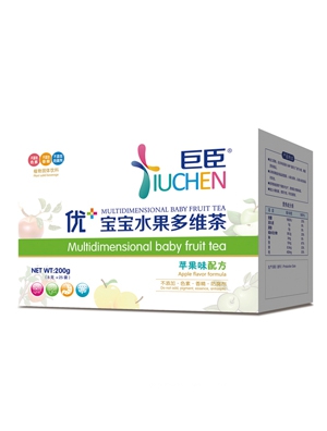 巨臣優+寶寶水果多維茶-蘋果味配方