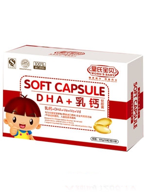 皇氏寶貝DHA+乳鈣軟膠囊