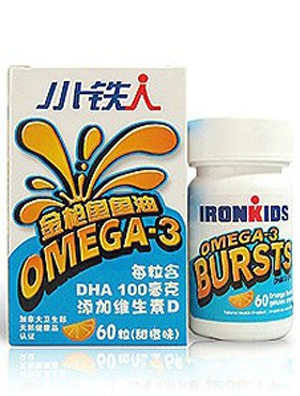 小鐵人兒童OMEGA-3果味軟膠丸