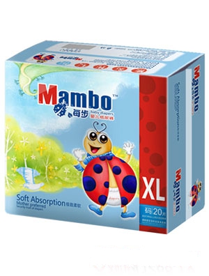 Mambo每步嬰兒紙尿褲S碼88片大包裝