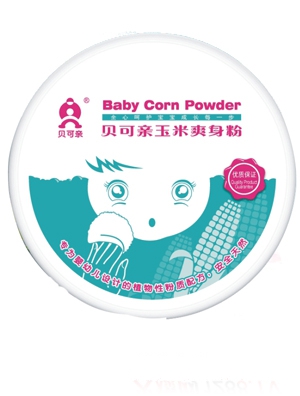 貝可親玉米爽身粉