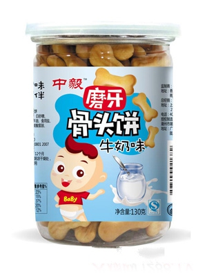 中毅130g骨頭餅野菜味