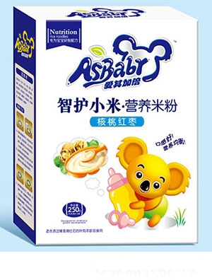 愛其加倍核桃紅棗智護(hù)小米營養(yǎng)米粉
