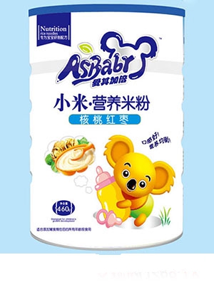 愛其加倍核桃紅棗小米營養(yǎng)米粉