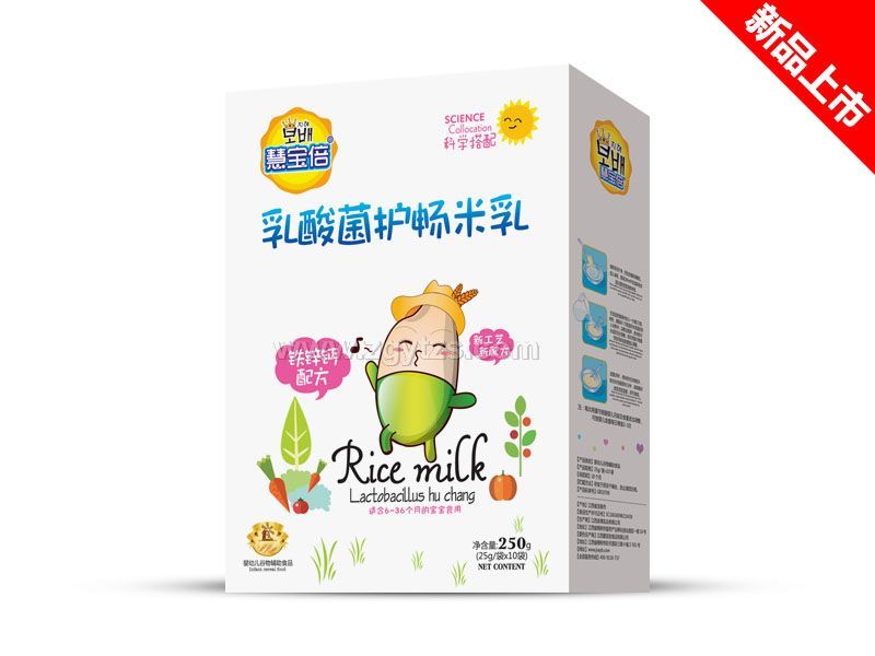 乳酸菌護暢米乳盒裝-鐵鋅鈣