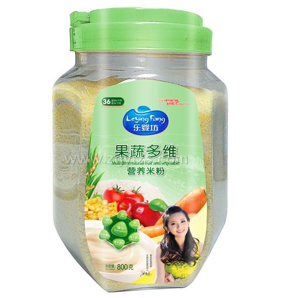樂嬰坊營養(yǎng)米粉果蔬多維800克