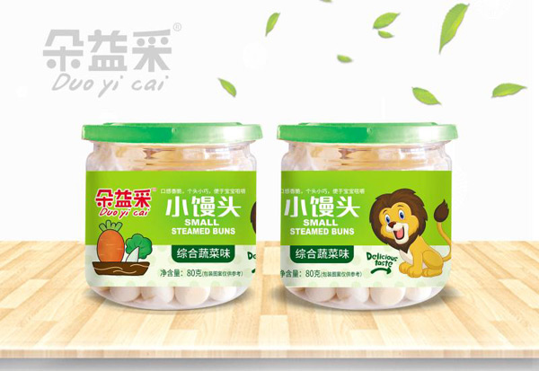 朵益采小饅頭綜合蔬菜味80克
