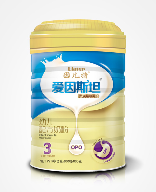 愛因斯坦幼兒配方奶粉3段800克
