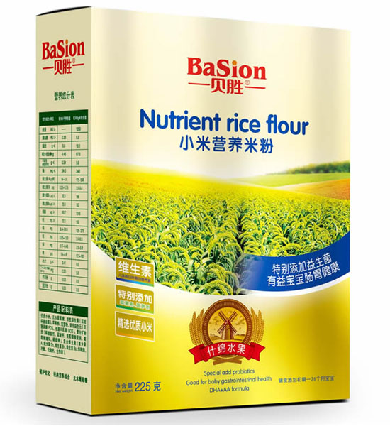 貝勝什錦水果小米營養米粉