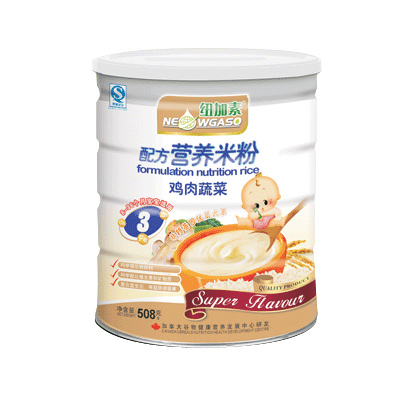 紐加素3段雞肉蔬菜菜營養米粉