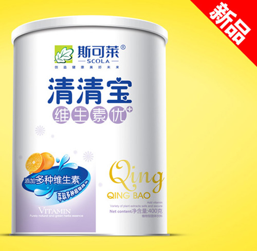 斯可萊維生素優+清清寶