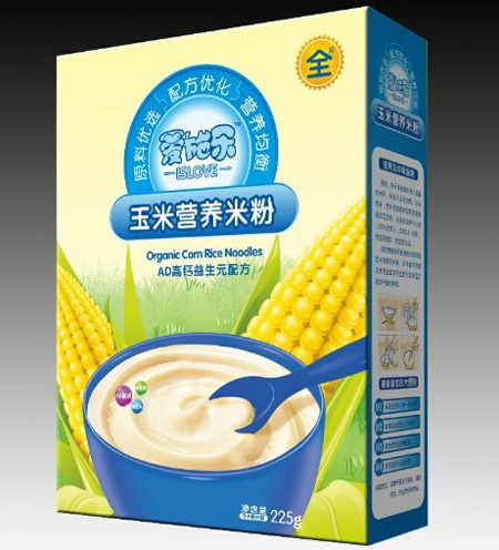 愛施樂益生元玉米營養(yǎng)米粉