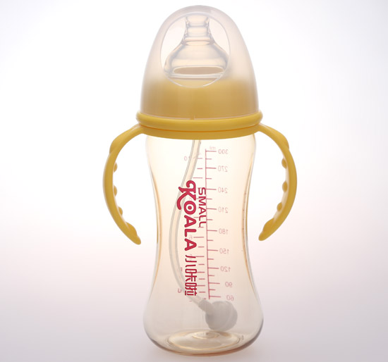 小咔啦寬口ppsu奶瓶300ml黃色