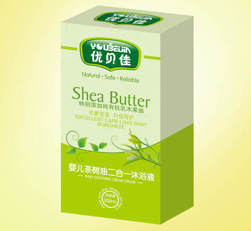 優貝佳嬰兒茶樹油二合一沐浴液
