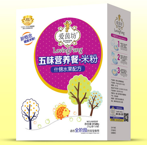 愛茵坊什錦水果五味營養餐米粉盒裝