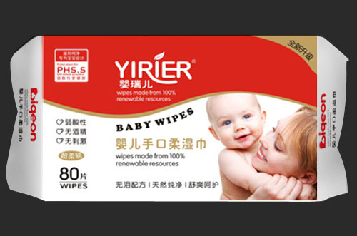 嬰瑞兒嬰兒手口柔濕巾80片帶蓋