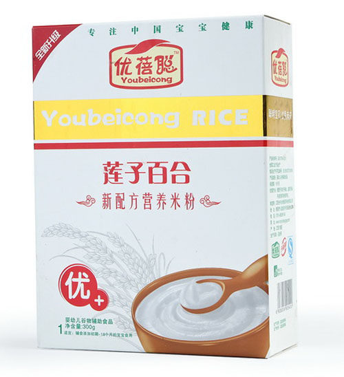 優蓓聰蓮子百合營養米粉（優+）