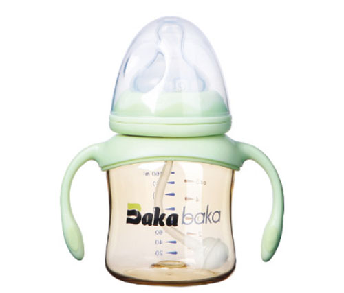 巴卡巴卡寬口徑專業型PPSU哺乳瓶160ml