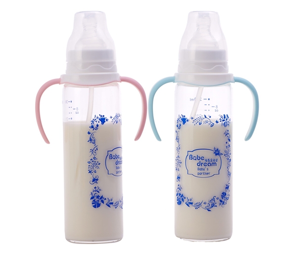 紐西貝兒健標準口徑晶鉆自動奶瓶(240ml)