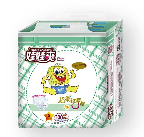  娃娃爽超柔環(huán)腰褲S碼100片