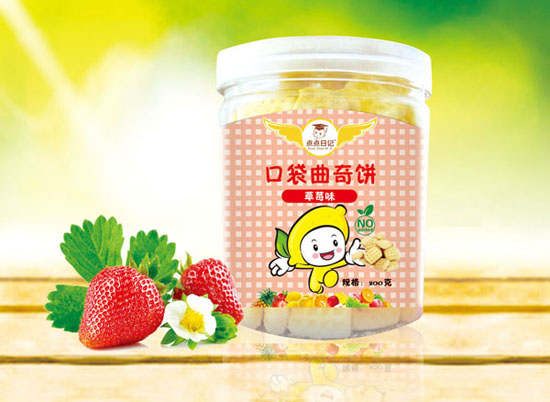 點點日記草莓味口袋曲奇餅