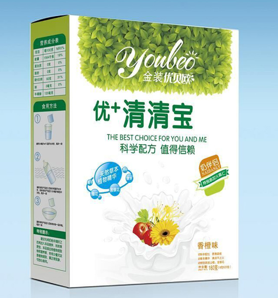 優貝歐優+清清寶香橙味