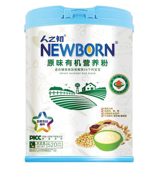 人之初原味有機營養粉520克