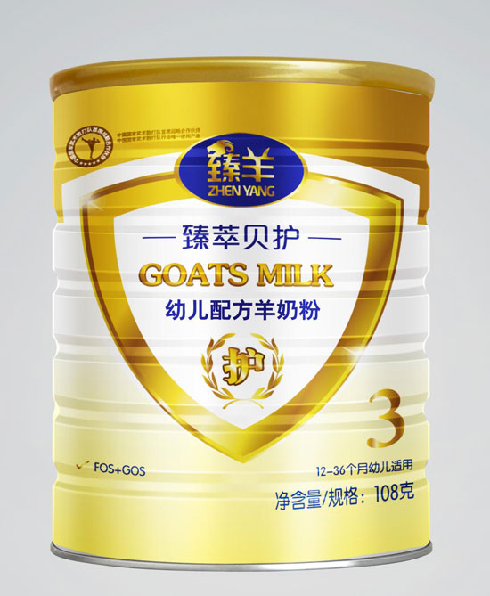  臻羊臻萃貝護108g-3段-幼兒羊奶粉