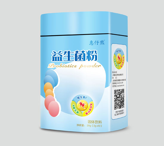 惠仔熊QS益生菌粉10袋（鐵盒）