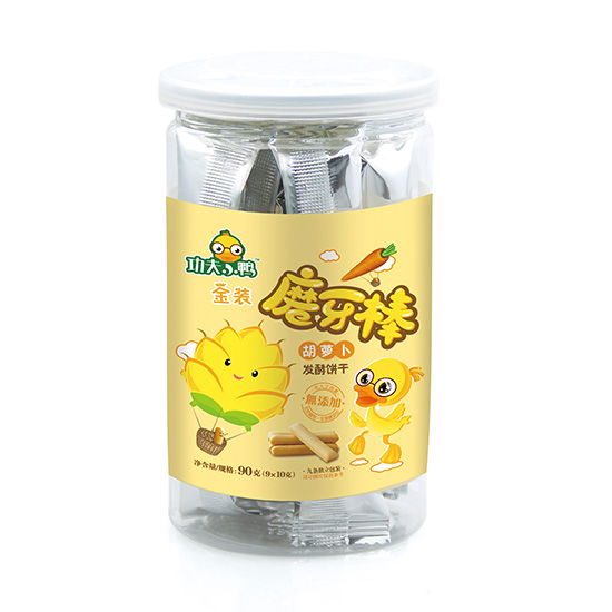 功夫小鴨金裝磨牙棒胡蘿卜