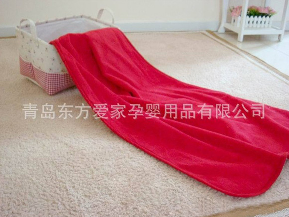 哈尼寶貝兒童毯子紅色