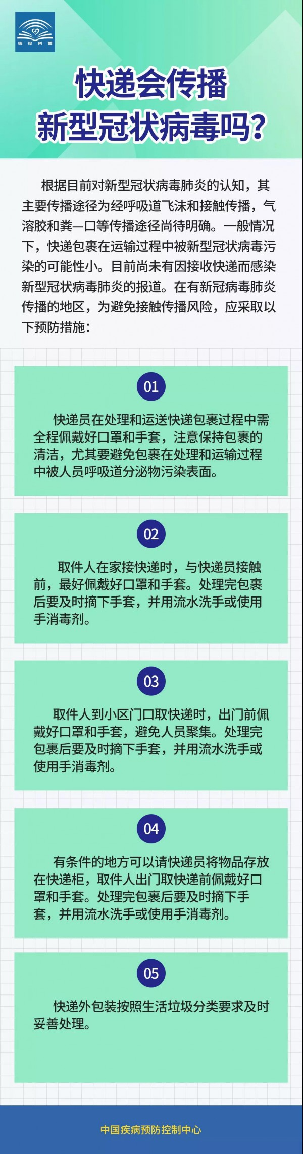 疫情期間  收快遞會感染嗎